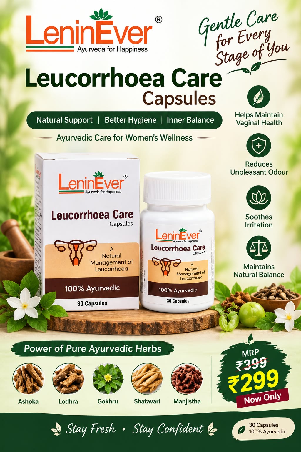 Leucorrhoea Care Capsules 30