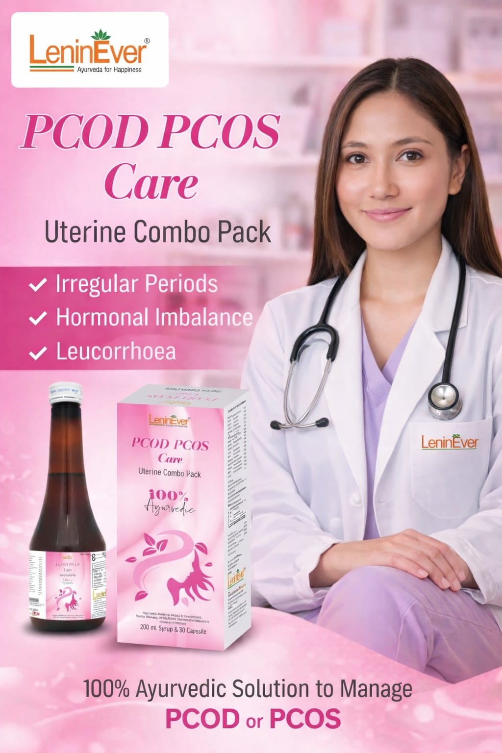 PCOD PCOS Care Syrup+ Tablets 